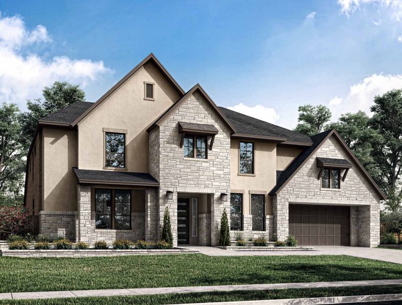 New construction Single-Family house 10814 White Mangrove Drive, Cypress, TX 77433 Lucca- photo