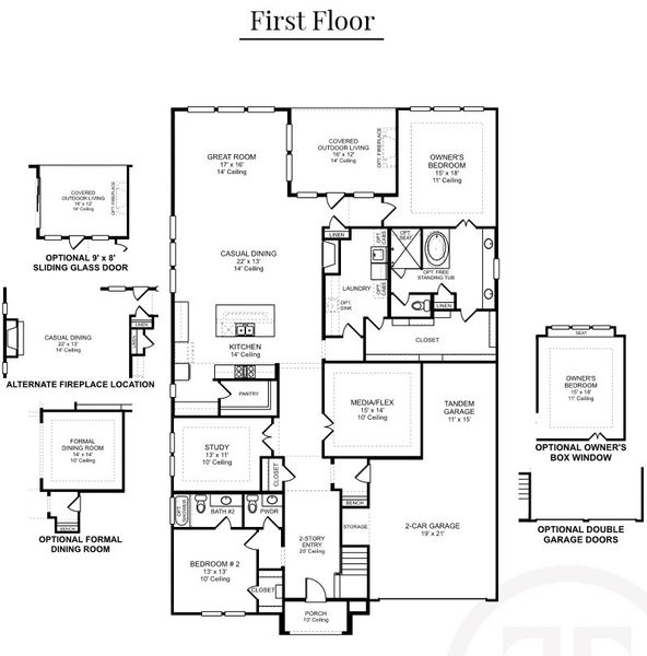 New construction Single-Family house Plan 5061, 2961 Meadow Dell Drive, Prosper, TX 75078 - photo