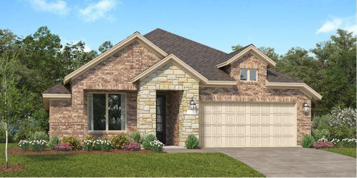 New construction Single-Family house 2601 Calico Trace Way, League City, TX 77573 Dahlia- photo