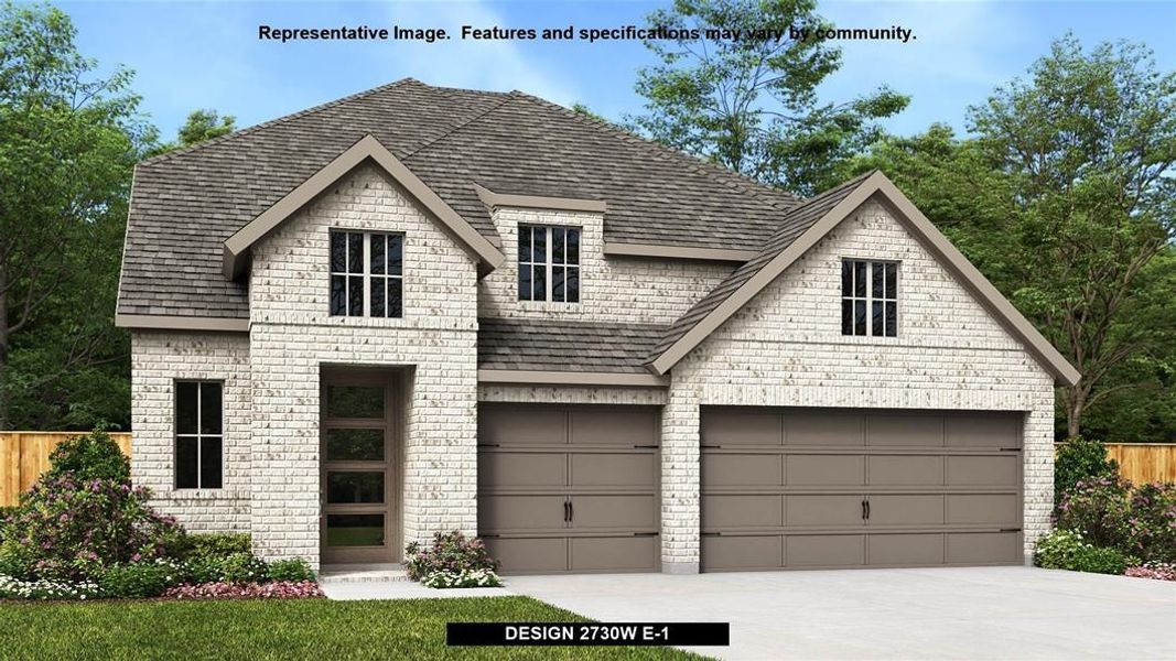 New construction Single-Family house Design 2730W, 200 Barton Oak Trail, Georgetown, TX 78628 - photo