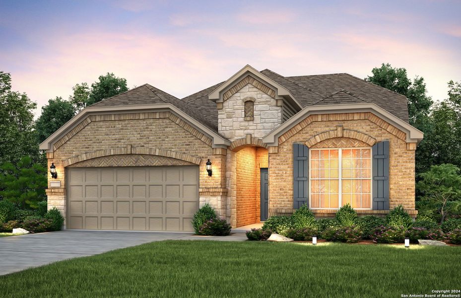New construction Single-Family house 12231 Black Hat, San Antonio, TX 78254 Mooreville- photo