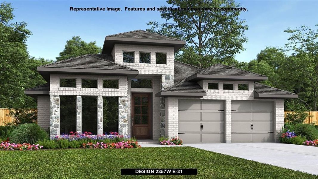 New construction Single-Family house Design 2357W, 109 Blackberry Cove, Georgetown, TX 78628 - photo