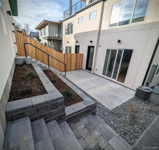 Garage steps/Backyard