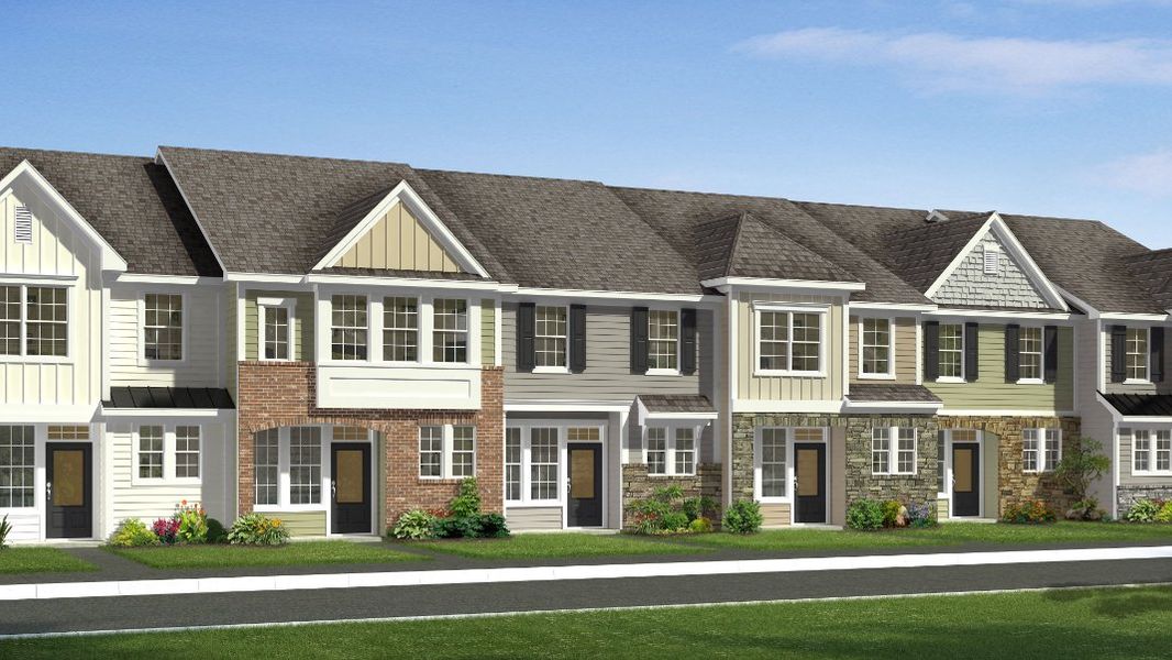 New construction Townhouse house Rochester, 3030 Wendell Boulevard, Wendell, NC 27591 - photo