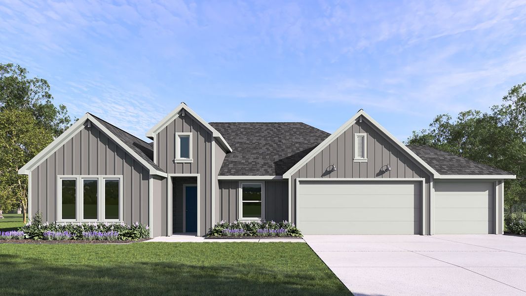 New construction Single-Family house The Frisco, 161 Zane Saddle Road, Lockhart, TX 78644 - photo