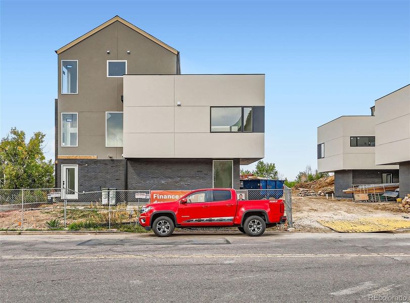 Community view of the southwest corner. Truck not included.