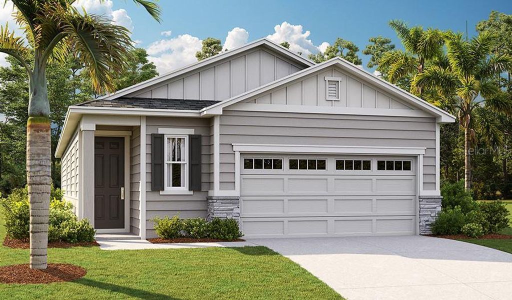 New construction Single-Family house 6277 Golden Beach Drive, Apollo Beach, FL 33572 Fraser- photo
