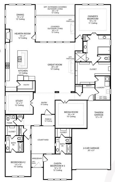 New construction Single-Family house 291 Pearland Drive, Prosper, TX 75078 Plan 5551- photo