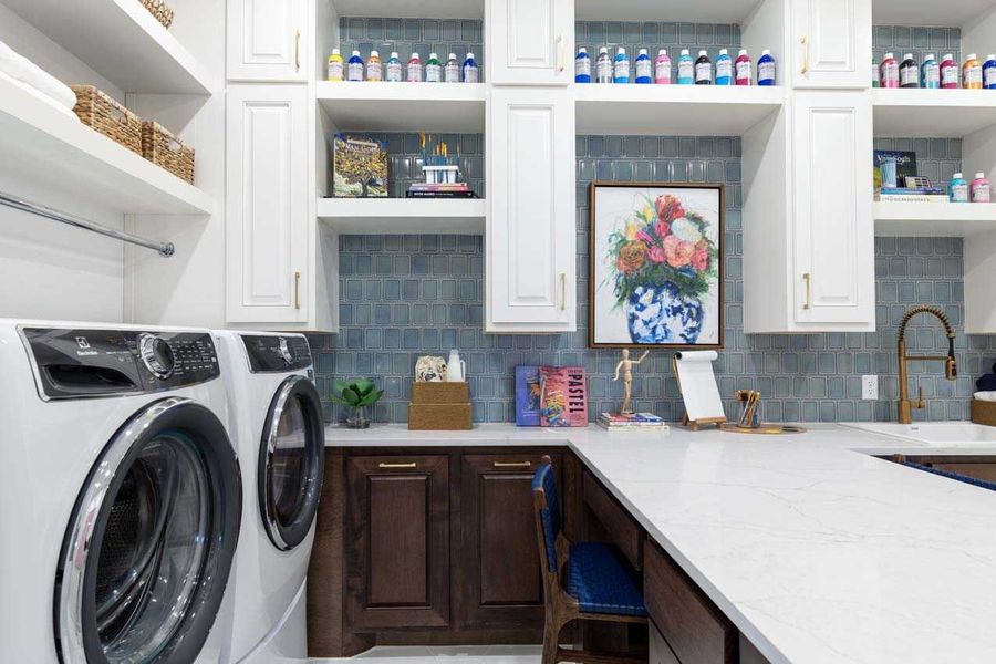 Representative Laundry Room/Craft Room - some options shown