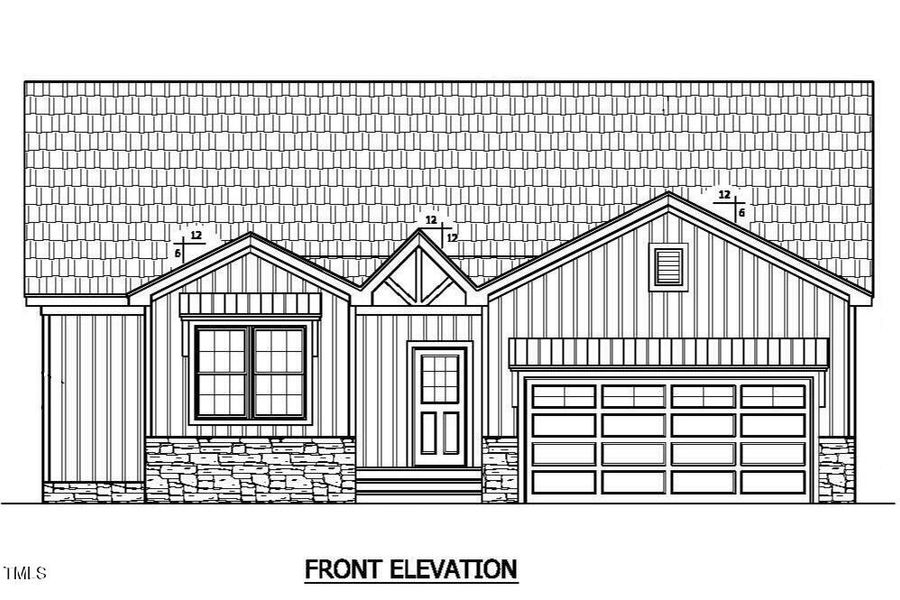 1. WILLOW PLAN HOME ELEVATION