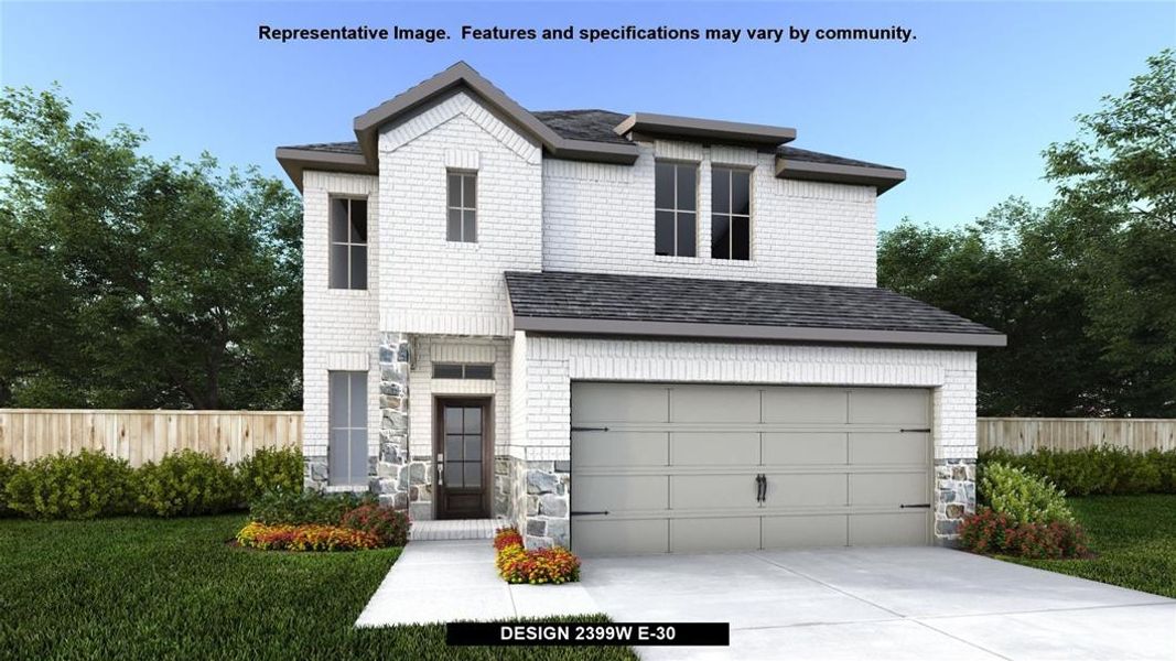 New construction Single-Family house Design 2399W, 9307 Pioneer Junction, San Antonio, TX 78254 - photo