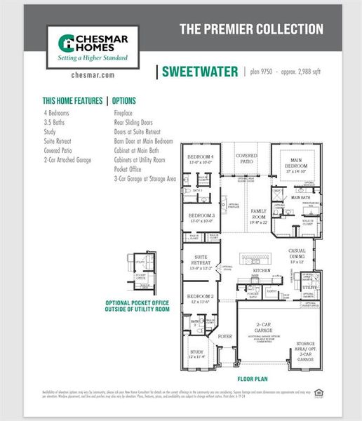 Sweetwater floor plan