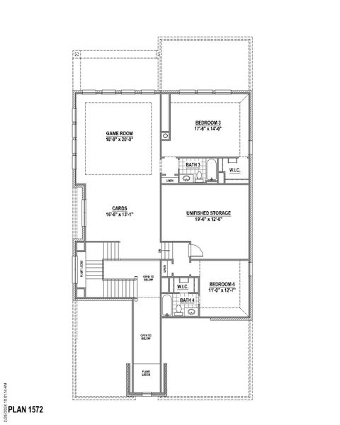 Plan 1572 2nd Floor