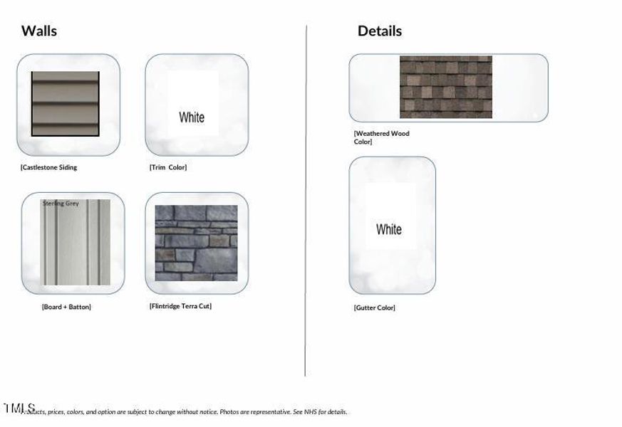 Exterior Color Selections