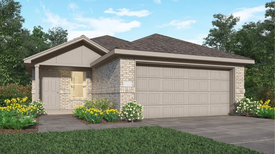 New construction Single-Family house Camellia II, Interstate 69, New Caney, TX 77357 - photo