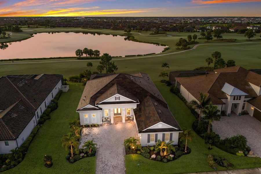 Water & Golf course view