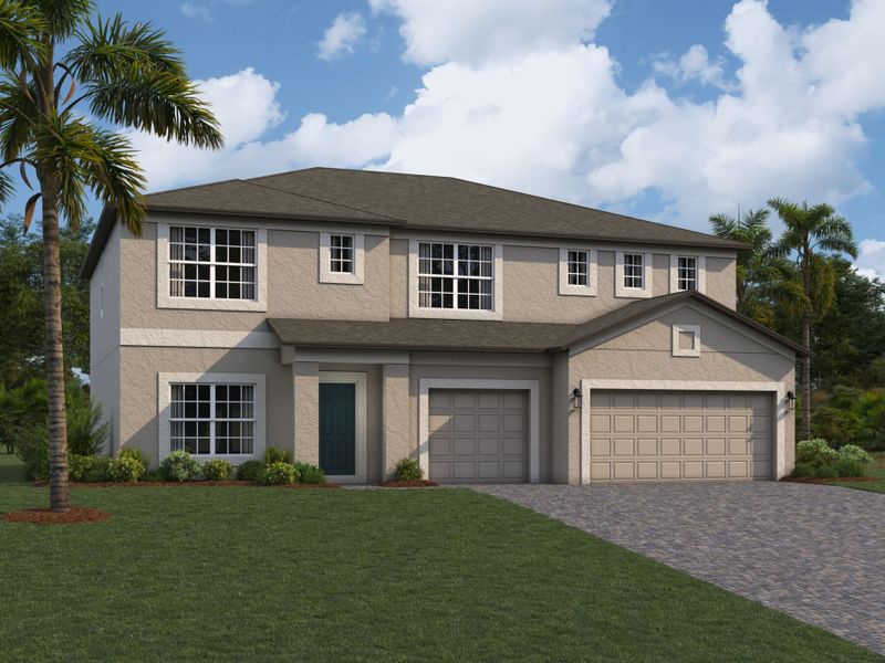 New construction Single-Family house 9611 Crescent Ray Drive, Wesley Chapel, FL 33545 Dali- photo