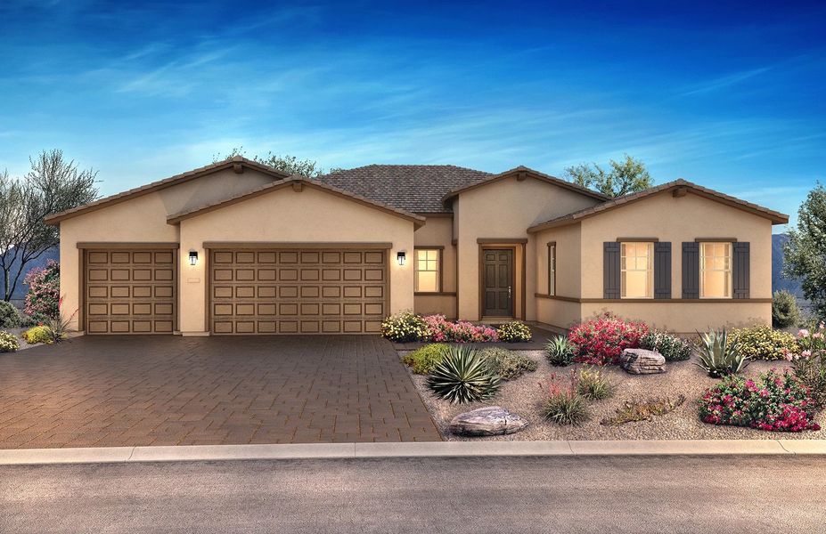New construction Single-Family house Dorado, 3430 Club Terrace Way, Wickenburg, AZ 85390 - photo