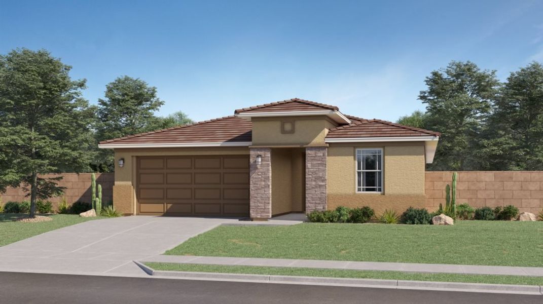 New construction Single-Family house 8065 E Pratt Ave, Mesa, AZ 85212 Clark II- photo