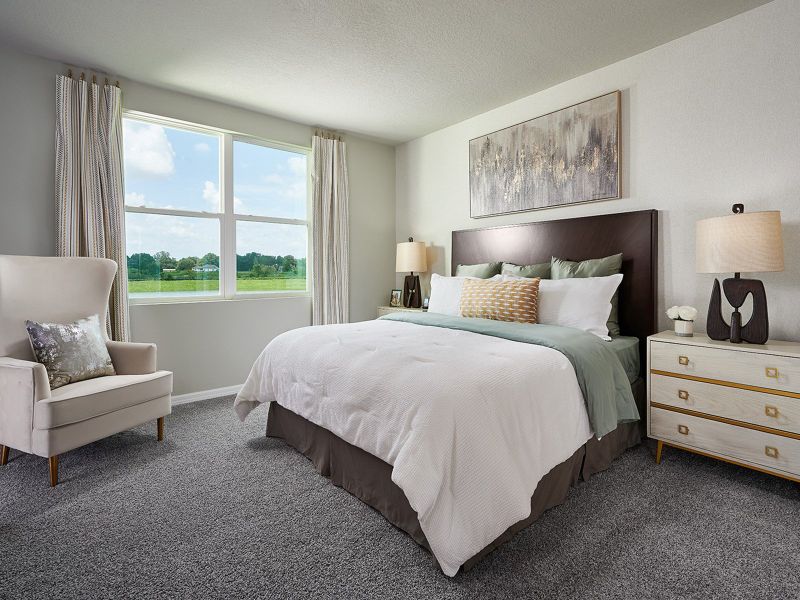 Primary Suite modeled at Bristol Meadows.