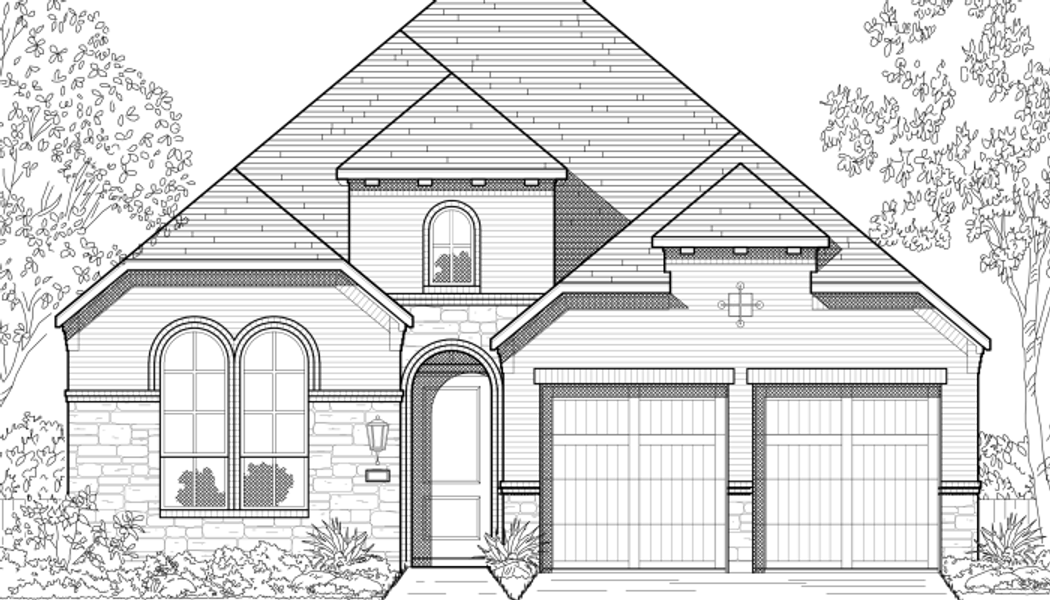 New construction Single-Family house 504 Plan, 1117 Homestead Way, Argyle, TX 76226 - photo