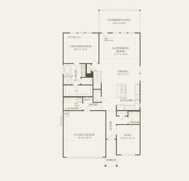 Pulte Homes, Jayton floor plan