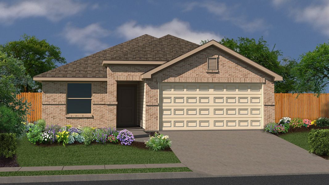 New construction Single-Family house The Berkley, 7402 Toledo Bend, San Antonio, TX 78252 - photo