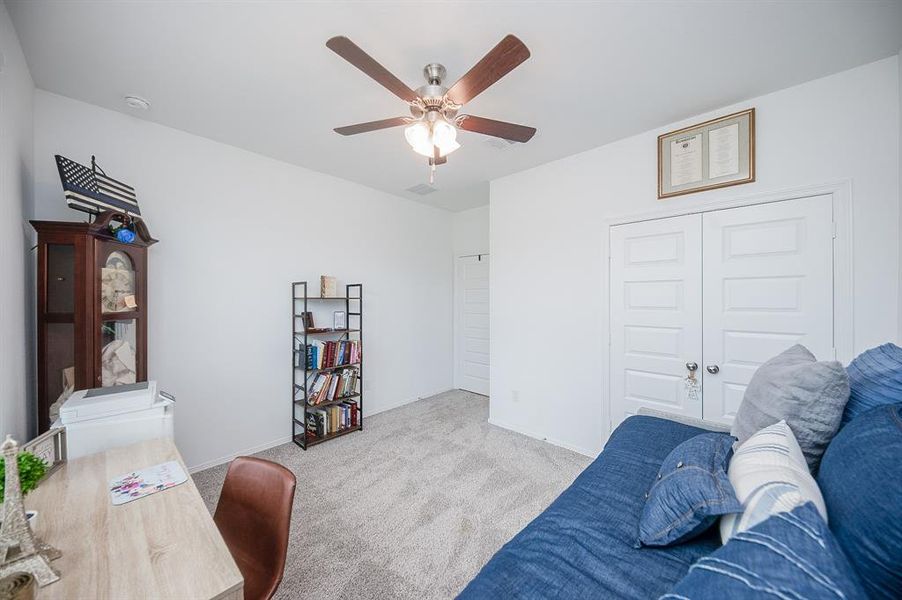 Alternate view of the front bedroom.