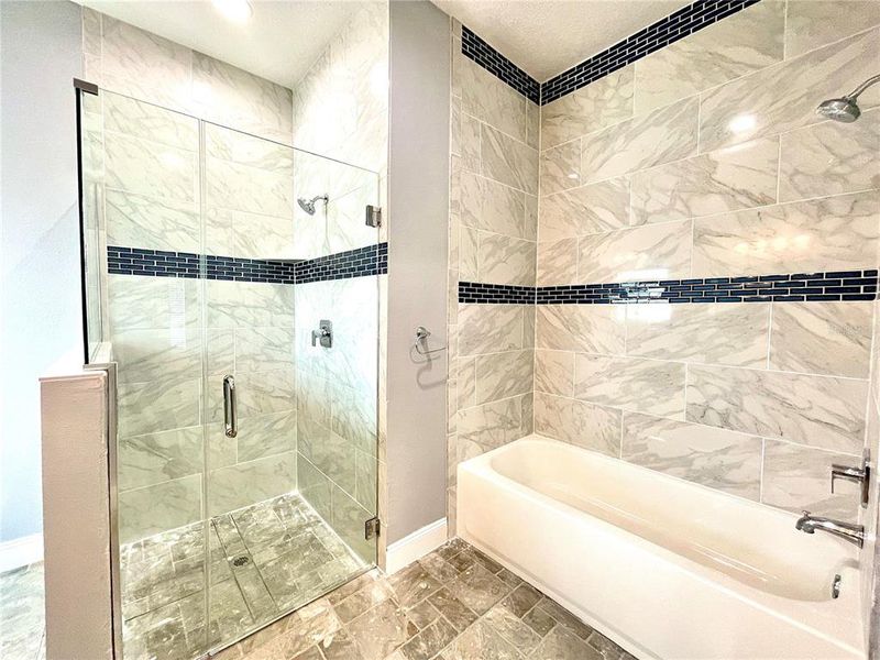 Master bathroom - separate shower and tub