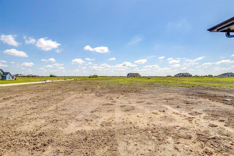 View of yard featuring a rural view