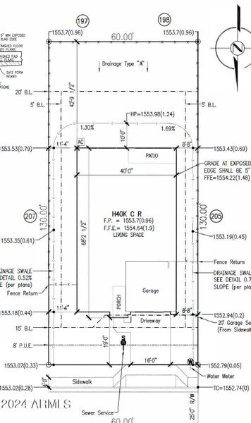 Lot 206 plot plan