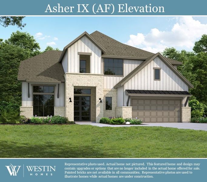 New construction Single-Family house The Asher IX, 8411 Shyleaf Court, Fulshear, TX 77441 - photo