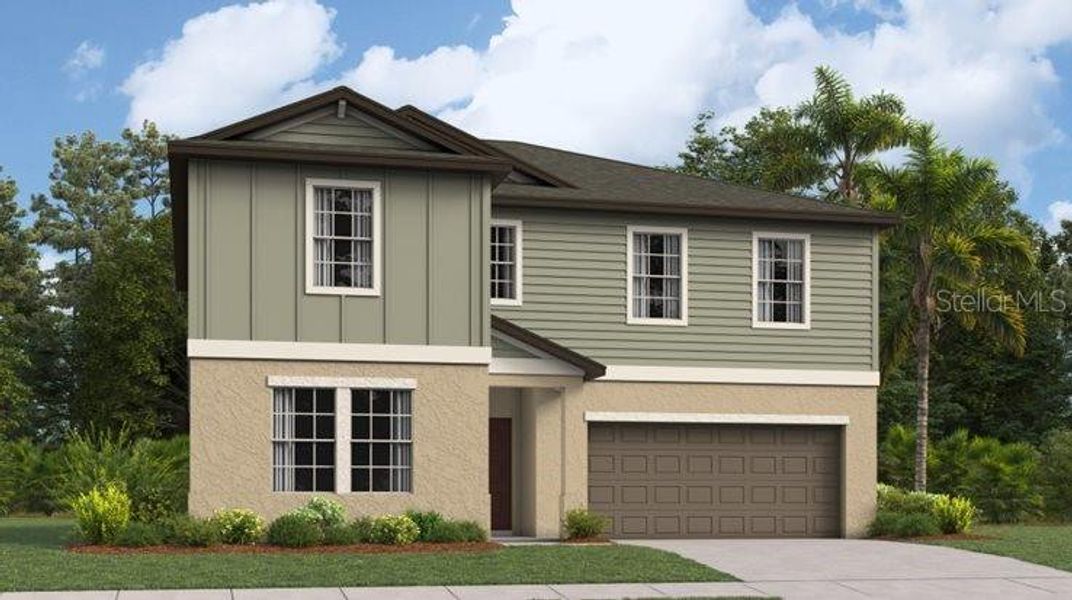 New construction Single-Family house 22157 Nebula Way, Land O' Lakes, FL 34637 Trenton- photo