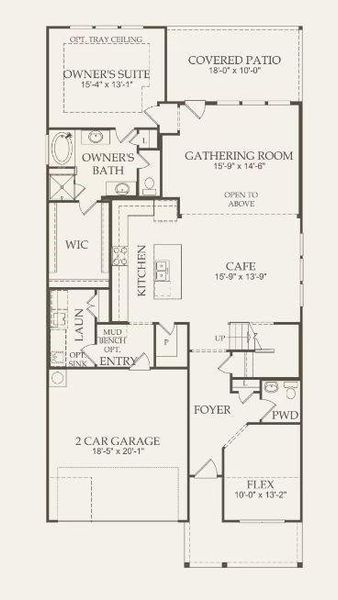 Pulte Homes, Riverdale floor plan