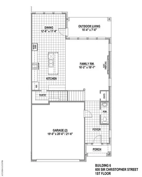 1st Level Floor plan