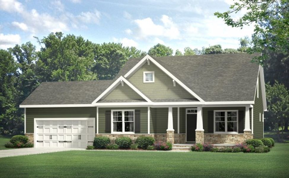 New construction Single-Family house The Lilly, Edgefield Street, Clayton, NC 27520 - photo