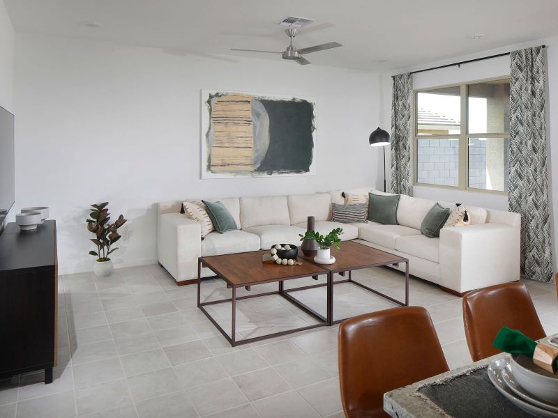 Mason living room at Vistas at Desert Oasis