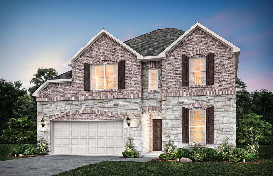 NEW CONSTRUCTION: Beautiful two-story home available at Wellington in Fort Worth
