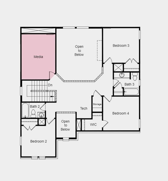 Structural options added include: Gourmet kitchen 2, additional bedroom with bath, media room, 8' doors and upgraded shower in primary bath.