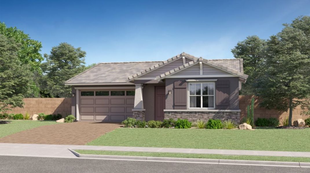New construction Single-Family house 7680 West Honeysuckle Drive, Peoria, AZ 85383 Sage- photo