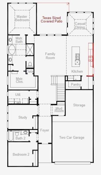 1st Floor Diagram