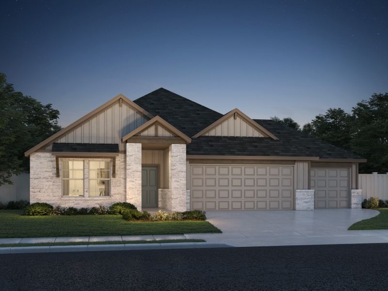 New construction Single-Family house The Henderson (C404), 1520 Homestead Farms Drive, Round Rock, TX 78665 - photo