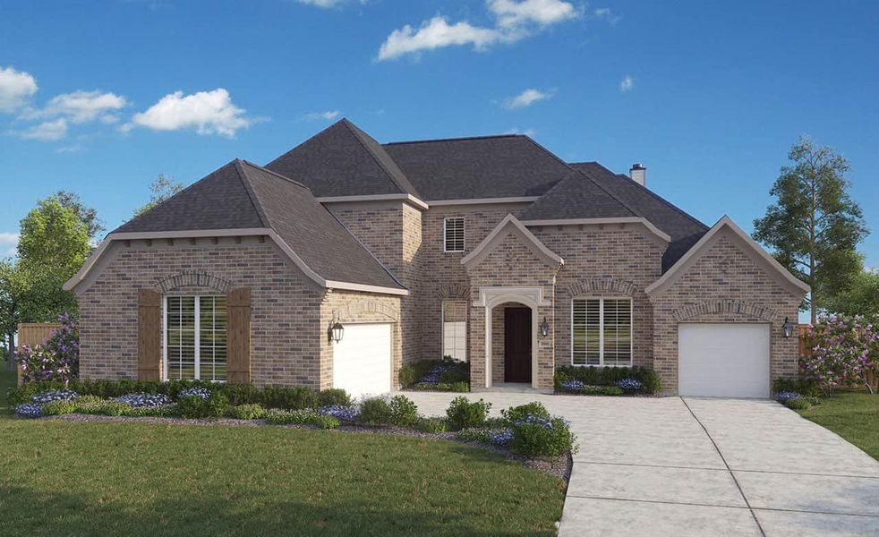 New construction Single-Family house Signature Series - Longspur, 5903 Verandas Way, San Antonio, TX 78257 - photo