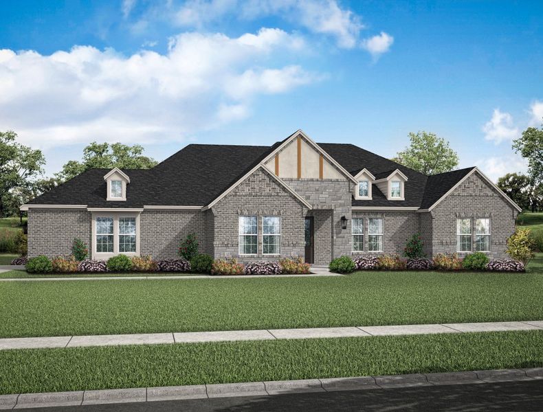 New construction Single-Family house 3385 Traditional, 25655 High Meadow Preserve Drive, Magnolia, TX 77355 - photo