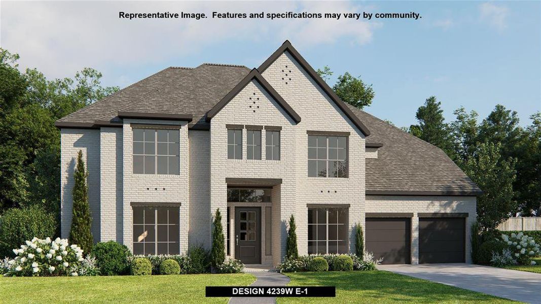 New construction Single-Family house Design 4239W, 10703 Monarch Butterfly Drive, Cypress, TX 77433 - photo