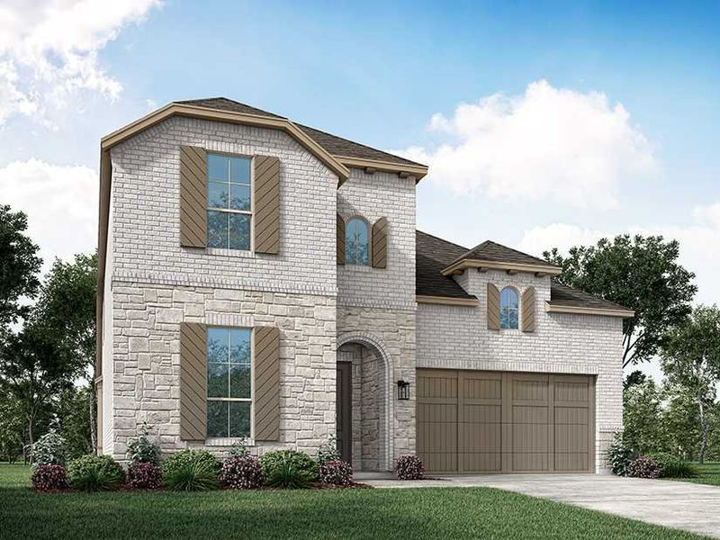 New construction Single-Family house Cambridge Plan, 7306 Prairie Lakeshore Lane, Katy, TX 77493 - photo