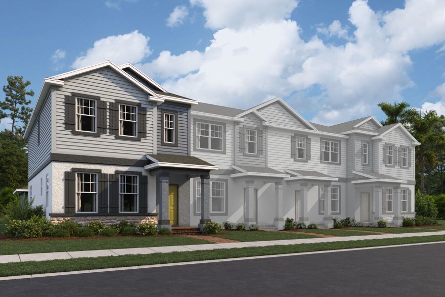 New construction Townhouse house 9261 Gran Teatro Drive, Winter Garden, FL 34787 Windham II - Townhome Series- photo