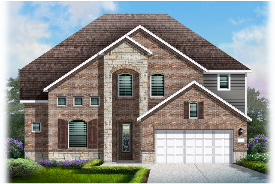 New construction Single-Family house Kingston B, 34 Rodeo Drive, Manvel, TX 77578 - photo