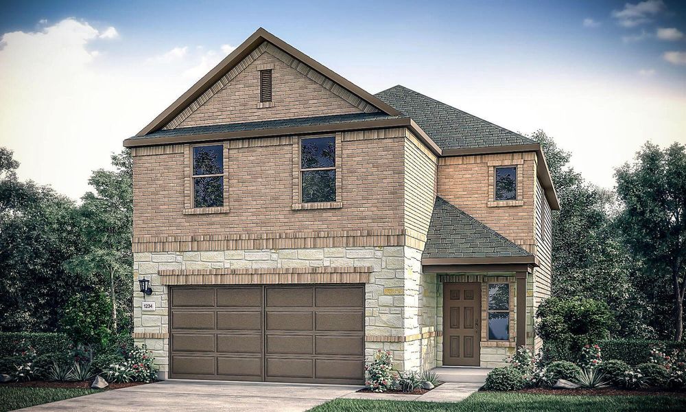 New construction Single-Family house 1803 Winding Talley Street, Pflugerville, TX 78660 Cadence- photo