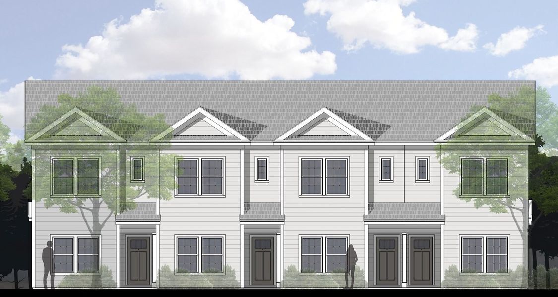 New construction Townhouse house Plan D, 1162 Clements Ferry Road, Charleston, SC 29492 - photo
